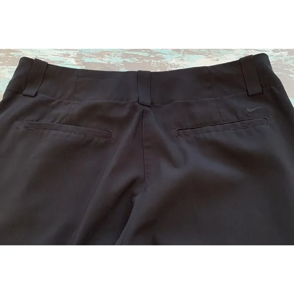 Size 6 Nike Golf Tour Performance Women's Dri-Fit Black Pants Crop 23
